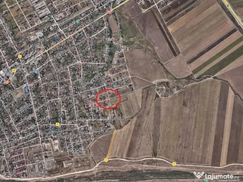 Teren de vanzare in Cumpana, Dealul Spiri - 700 mp 