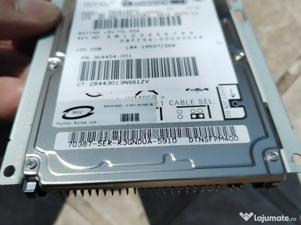 HDD ATA de 100G Fujitsu