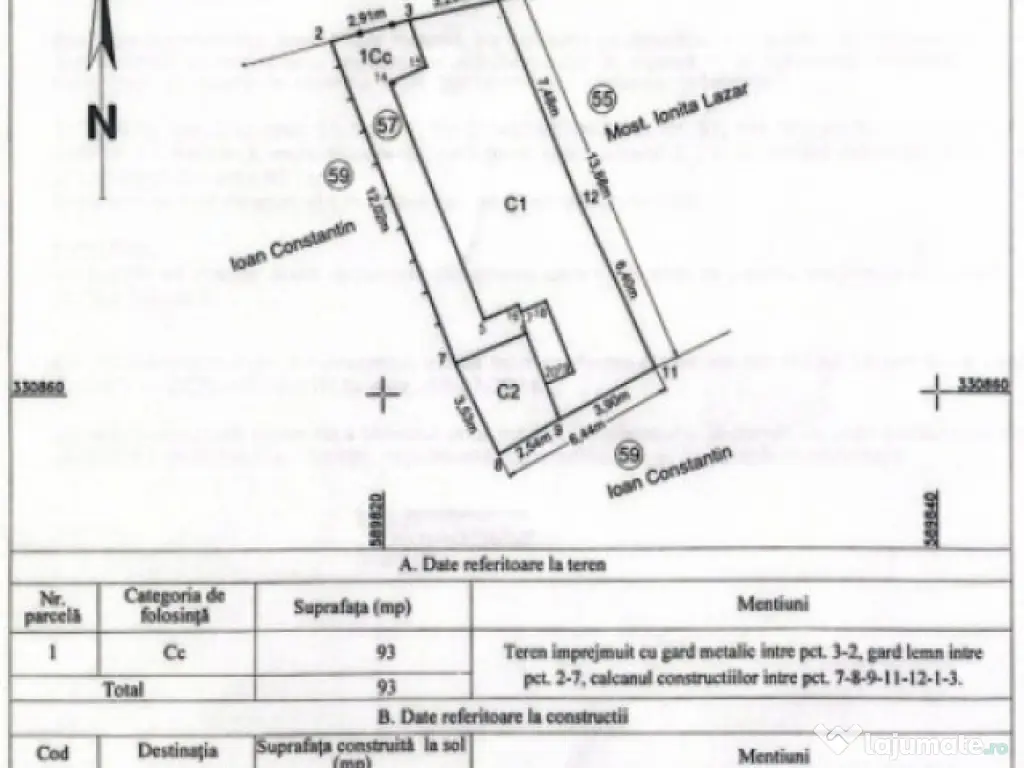 Teren 93 mp | lângă Lacul Tei | Casă demolabilă | Sector 