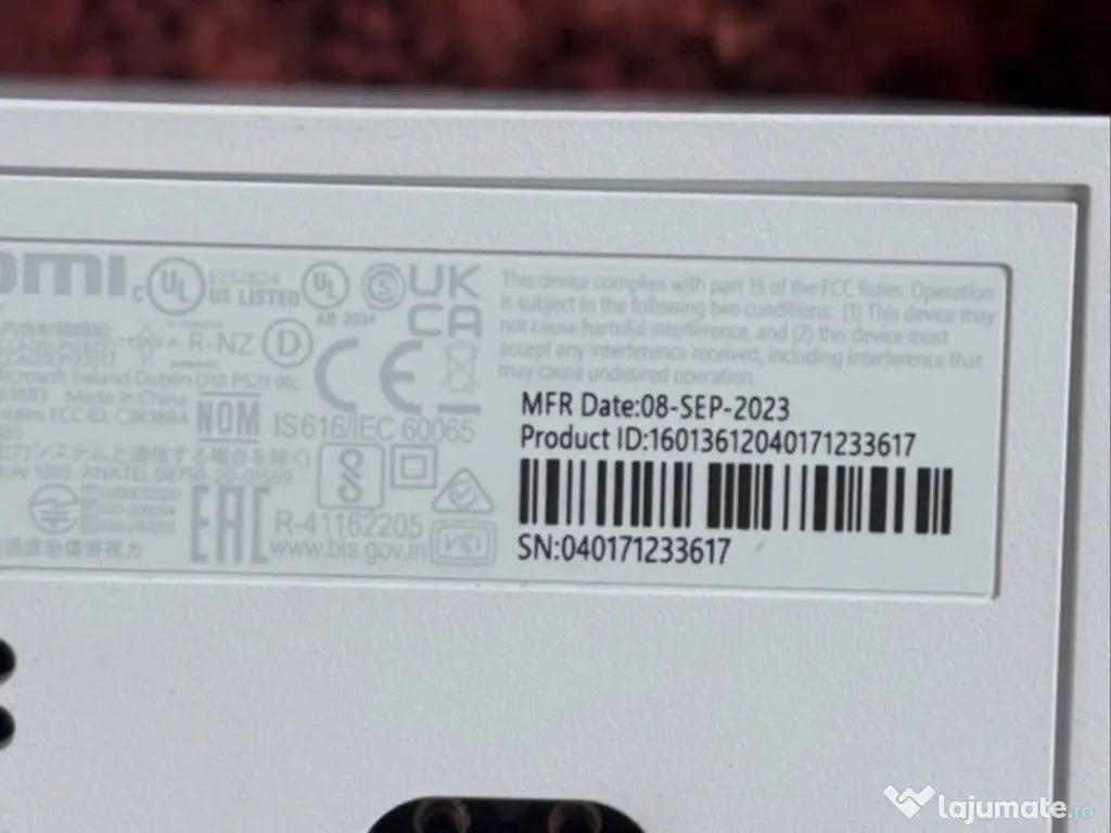 Xbox series S + maneta - ca nou 