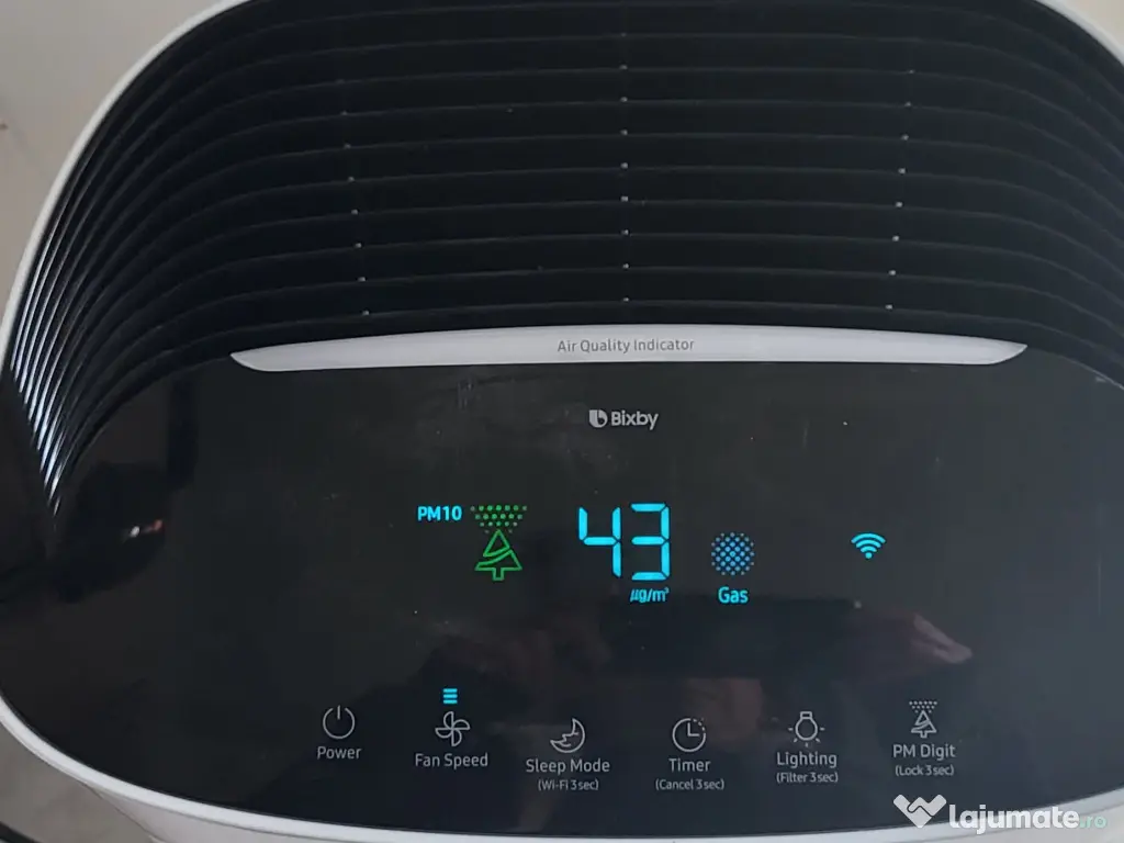 Purificator de aer Samsung AX60R5080WD — acoperire 60 mp, Wi-Fi, HEPA 