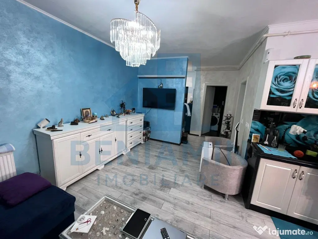 Apartament studio cu parcare -Parter Mobilat Utilat Bloc Nou 