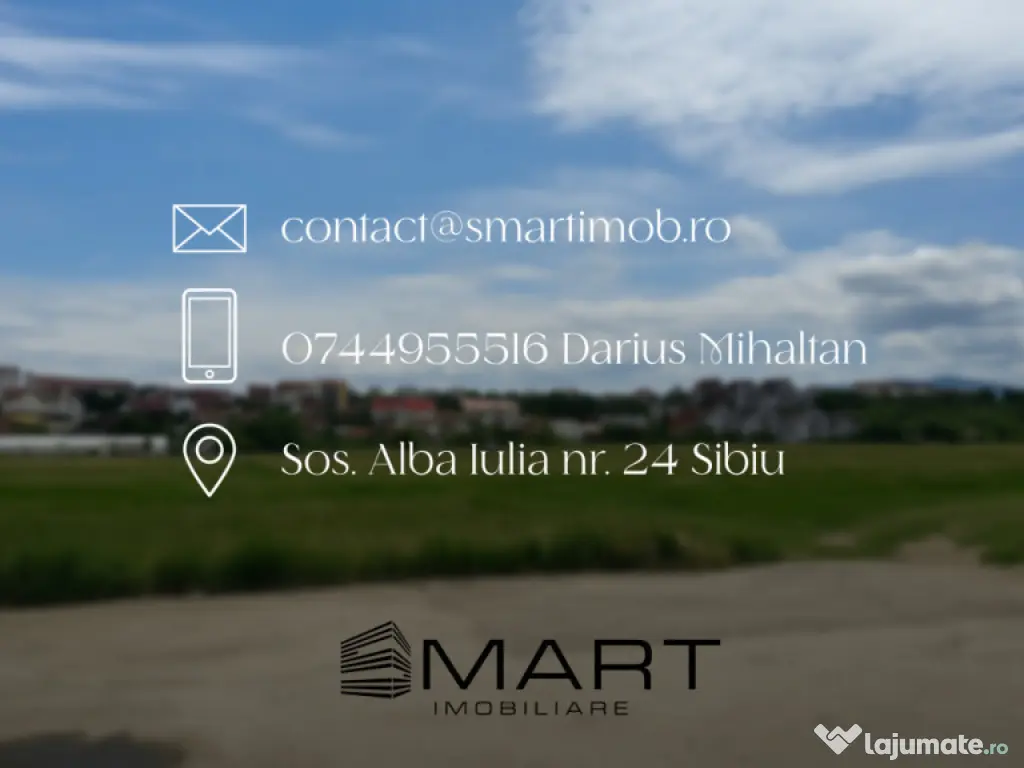 Teren intravilan 6500mp la drumul principal Campsor - Strand