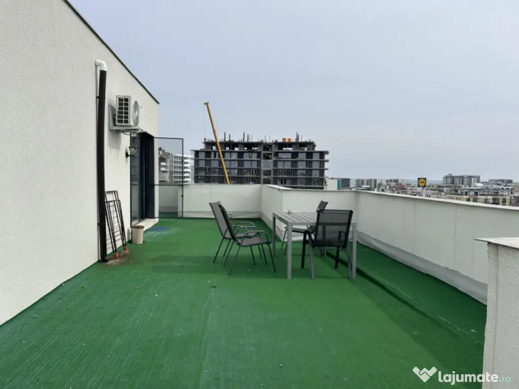 Apartament 2 camere | Terasă panoramică | T. Lung | Mamaia 