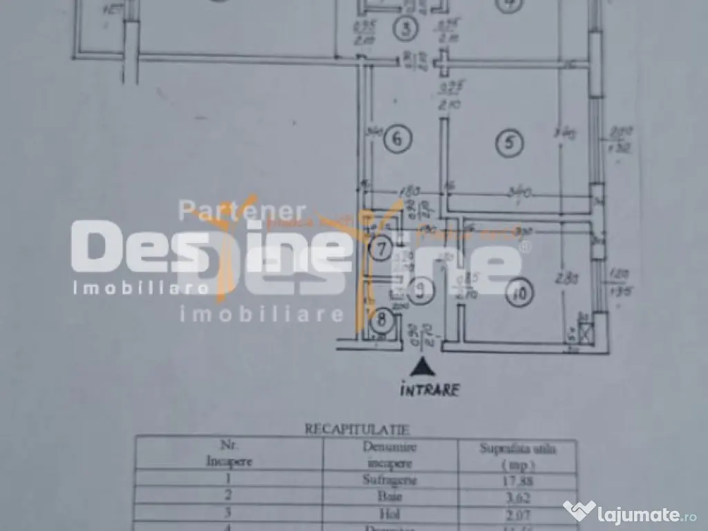 Apartament 3 Camere Decomandat - Mircea cel Batran 