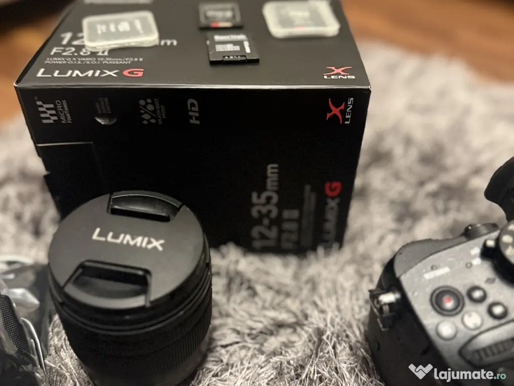 Panasonic Lumix GH5 + 12-35mm f/2.8 + 12-60mm + accesorii FULL KIT 