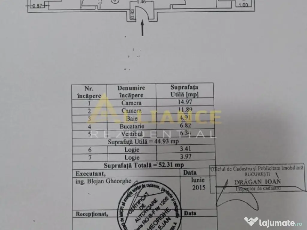 Metalurgiei Ap 2 Camere Mobilat 