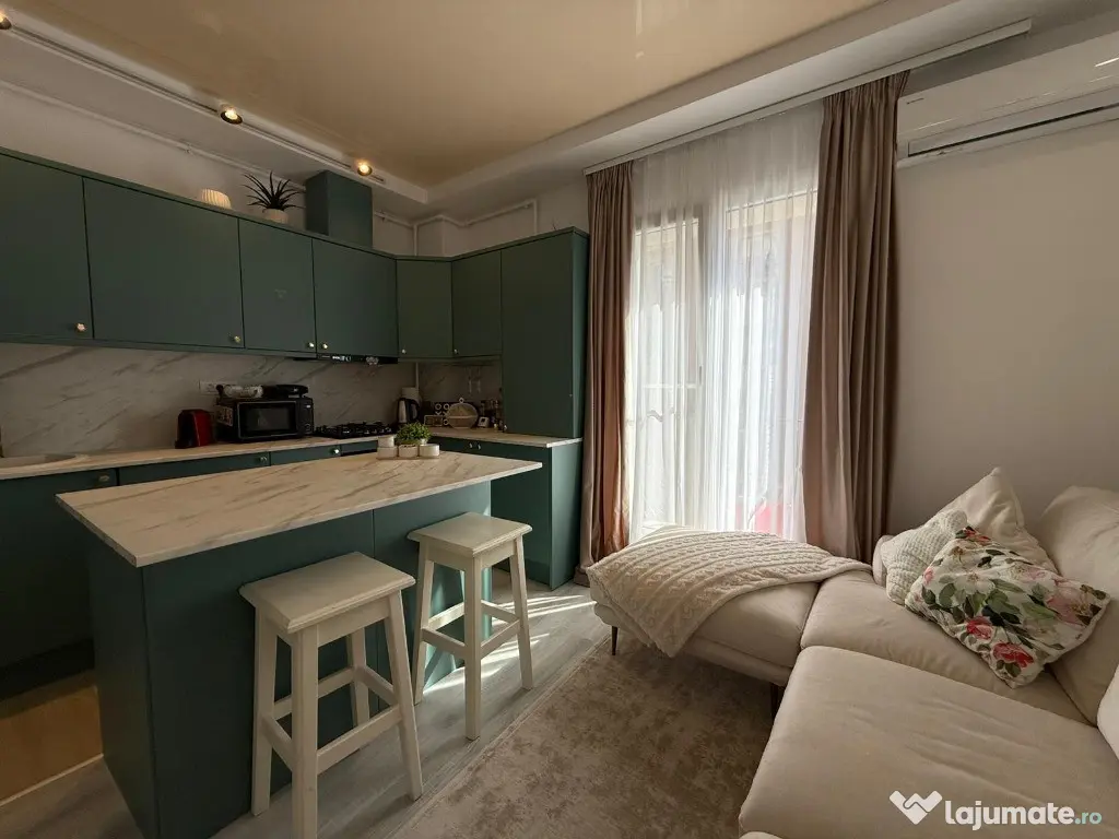 COSMOPOLIS - Apartament 2 camere tip studio, mobilat si utilat 