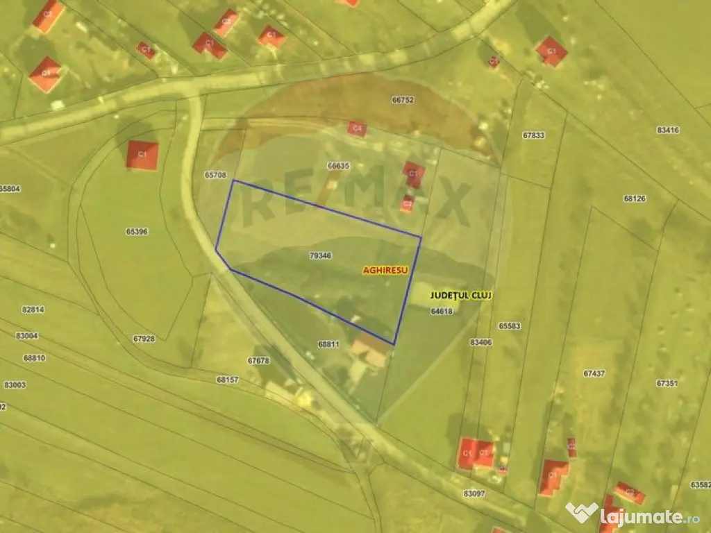 Teren intravilan Aghiresu-Fabrici comuna Aghiresu toate u... 