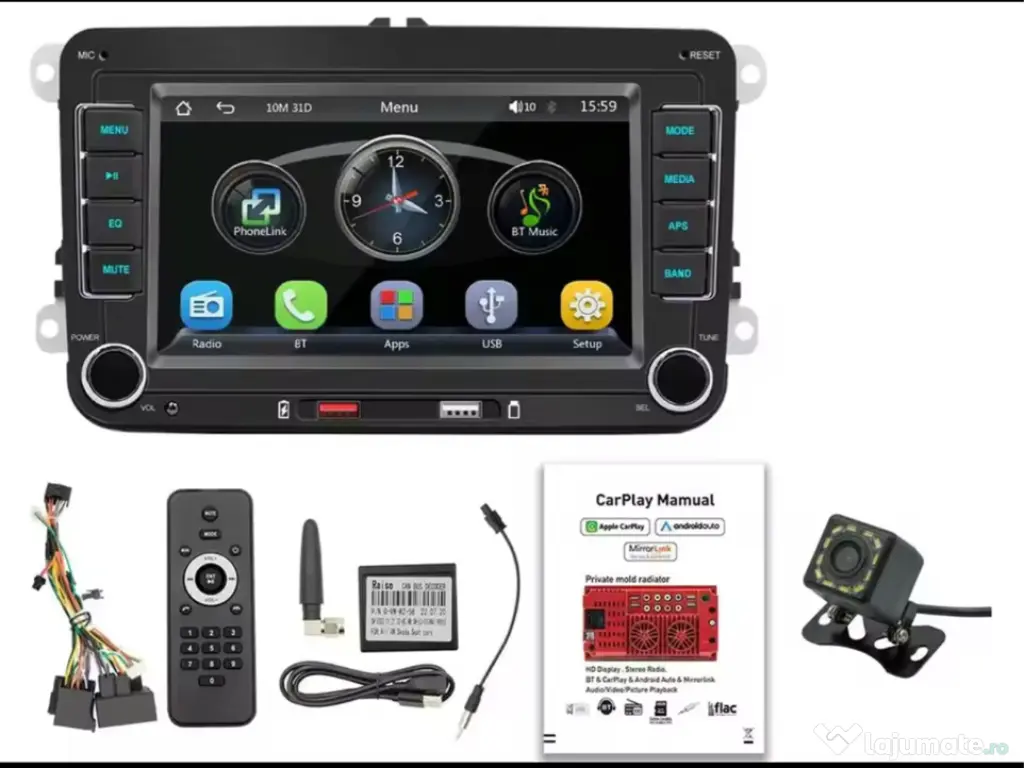 Navigatie 7 inch HD CarPlay Android VW Skoda Seat 