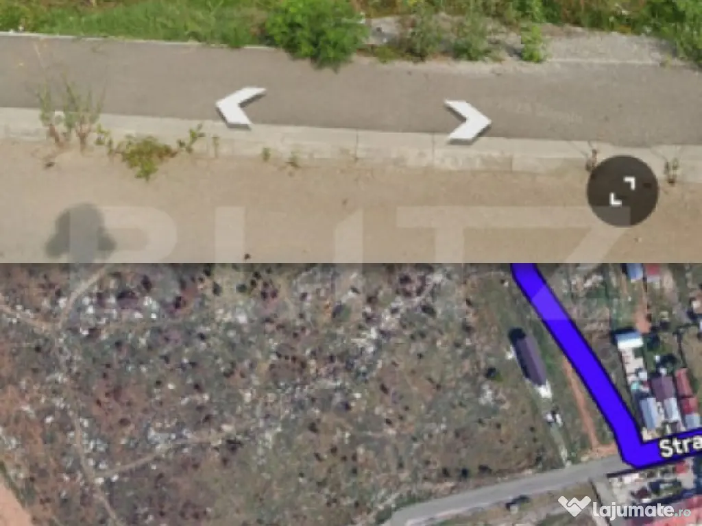 Teren intravilan 800 mp – deschidere 6 ml, ideal depozit / 