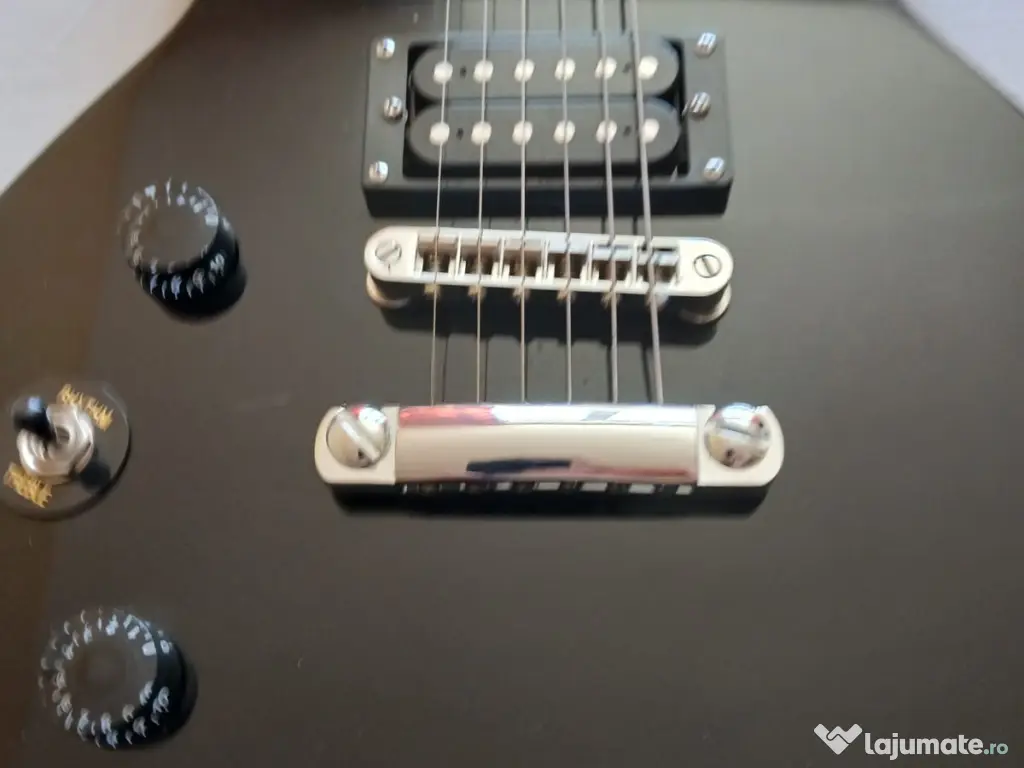 Chitara Harley Benton SC-200LH BK + Amplificator + Husa + Corzi + Cabluri 