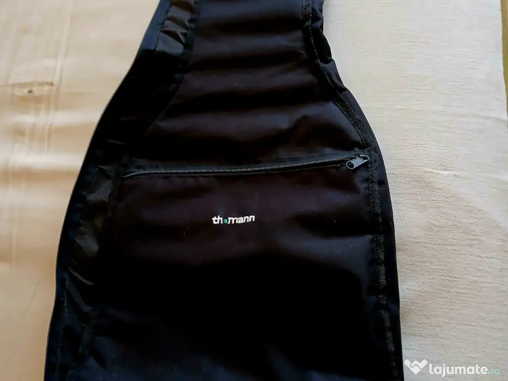 Chitara Harley Benton SC-200LH BK + Amplificator + Husa + Corzi + Cabluri 