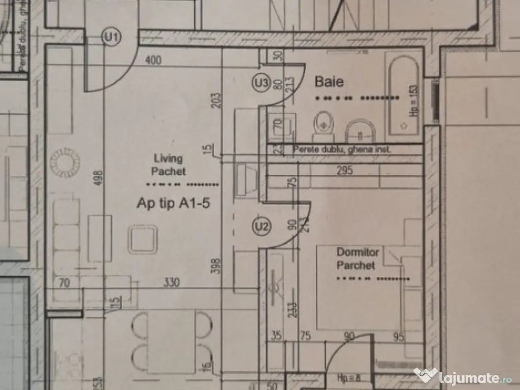 Apartament 2 camere constructie noua Sala Sporturilor 