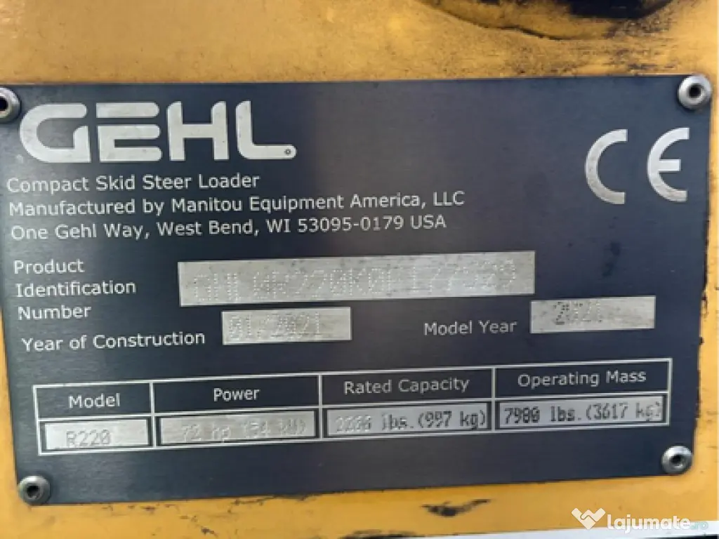 Mini incarcator GEHL R220 