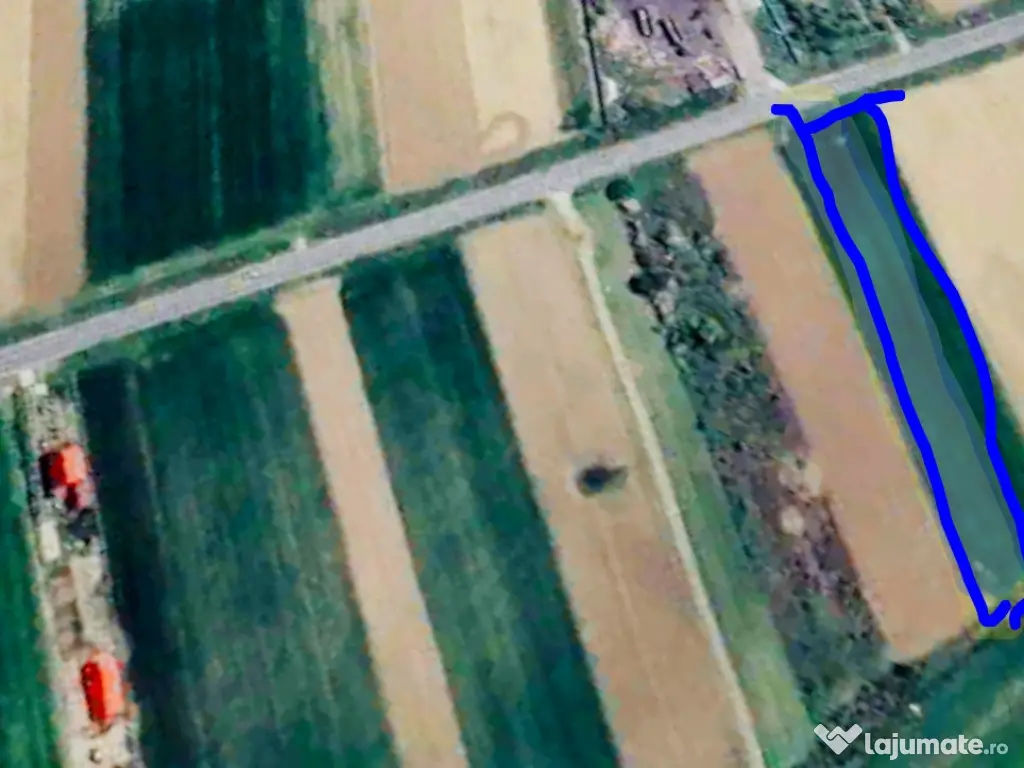 2300 mp teren intravilan - ieșire la Drum județean acte in regulă 