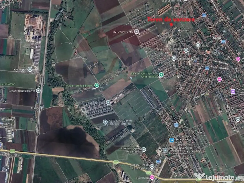 Teren Sanpetru, str Armoniei, 539mp, cu proiect casa + av... 