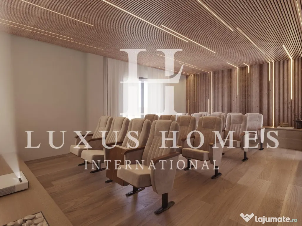 Apartament cu sală de sport, spa, piscină, situată într-o zonă rezidențială 