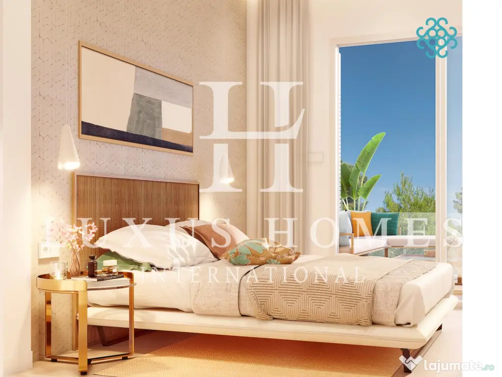 Apartament cu sală de sport, spa, piscină, situată într-o zonă rezidențială 