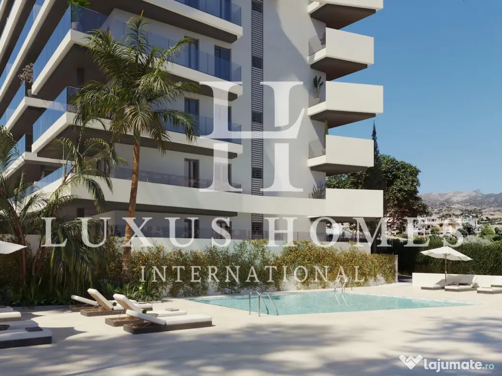 Apartament cu sală de sport, spa, piscină, situată într-o zonă rezidențială 