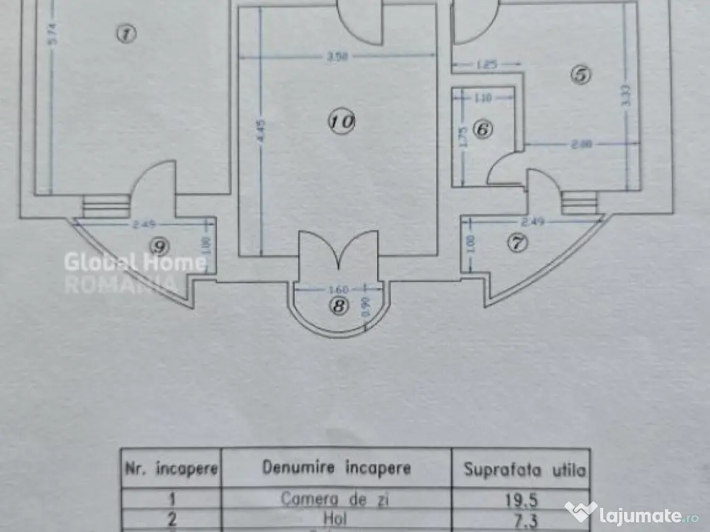Apartament 2 camere | Blv Decebal -Acces Stradal-Vedere Blv 
