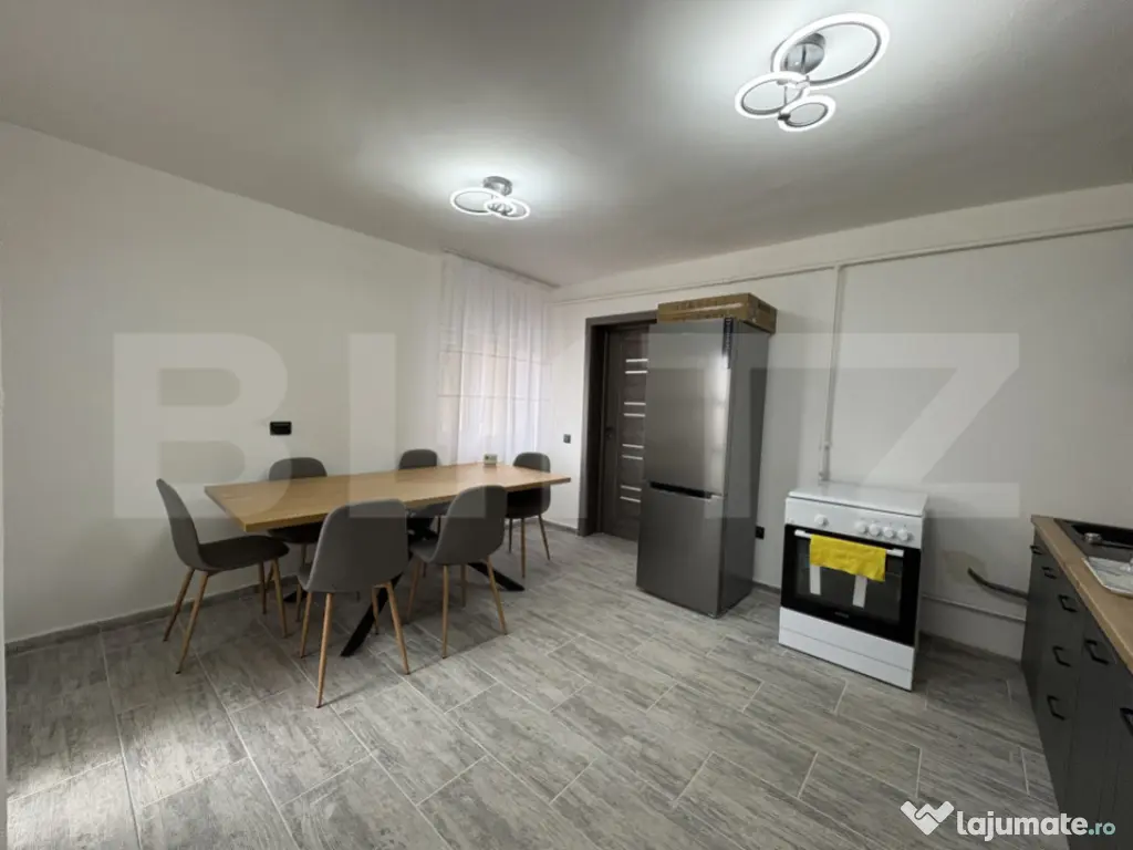 Apartament 3 camere, prima închiriere, parcare, 87 mp, pet- 