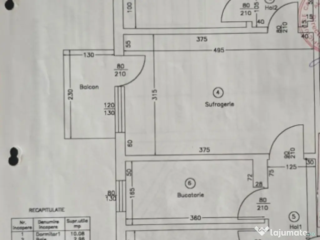 Apartament cu 3 camere, 52 mp, etaj 3, Craiovita Noua, zona 