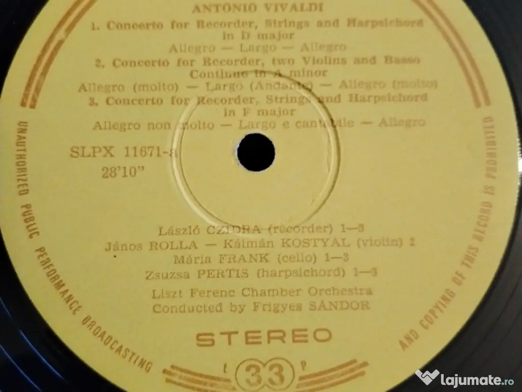 Discuri vinyl pick-up noi 