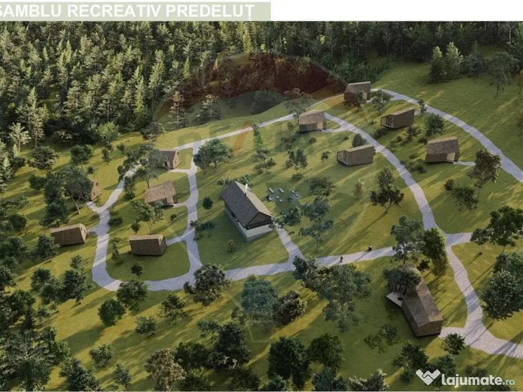 16 E+TVA/mp: Teren Bran Predelut 24253 mp intravilan proi... 