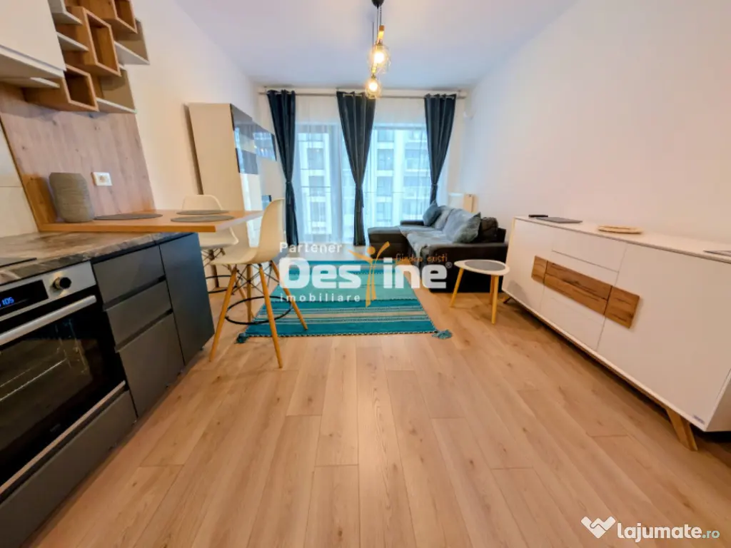 Silk District Apartament 2 camere 51 mp mobila utilat modern