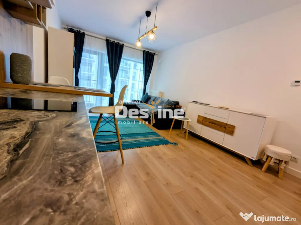 Silk District Apartament 2 camere 51 mp mobila utilat modern