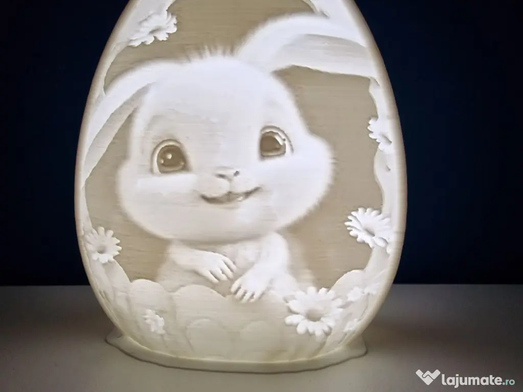 iepuras si oua lithophane