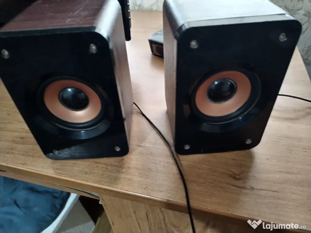 Boxe Omega de 10W de lemn 