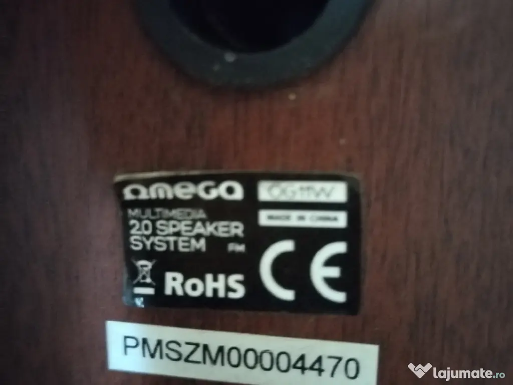 Boxe Omega de 10W de lemn 