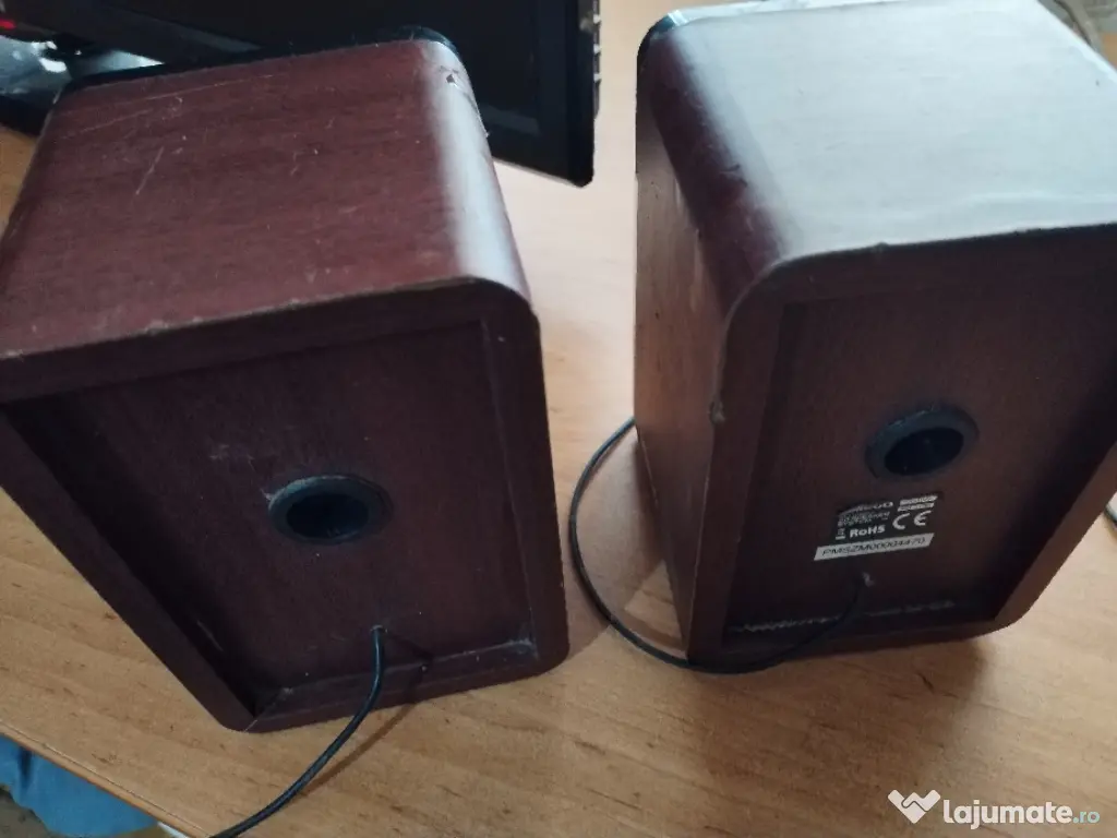 Boxe Omega de 10W de lemn 