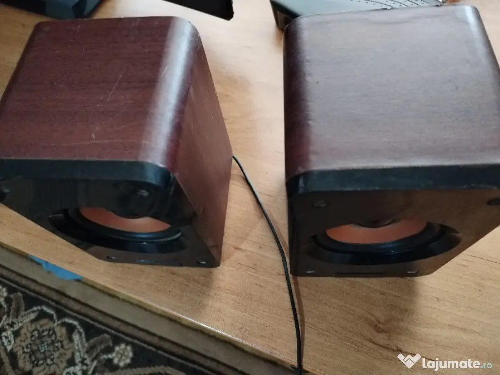 Boxe Omega de 10W de lemn 