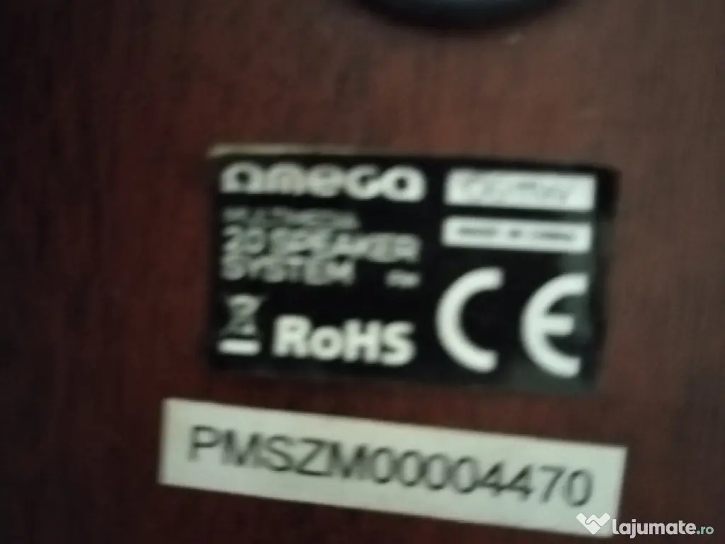 Boxe Omega de 10W de lemn 