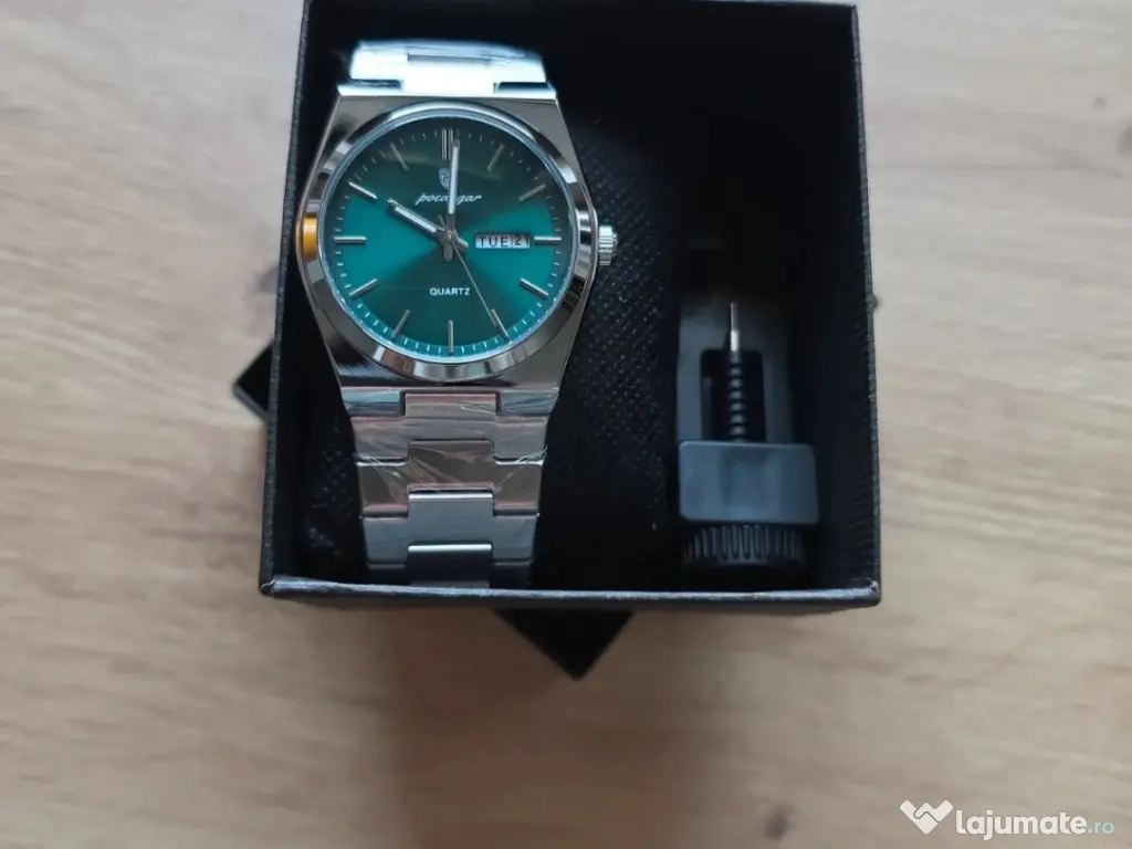 Ceas Poedagar Green . Stainless Steel 