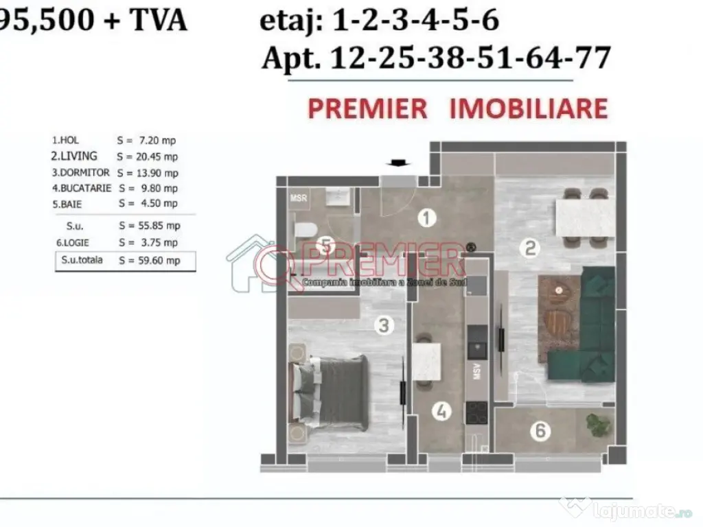 2 Camere Grand Arena | Postalionului 