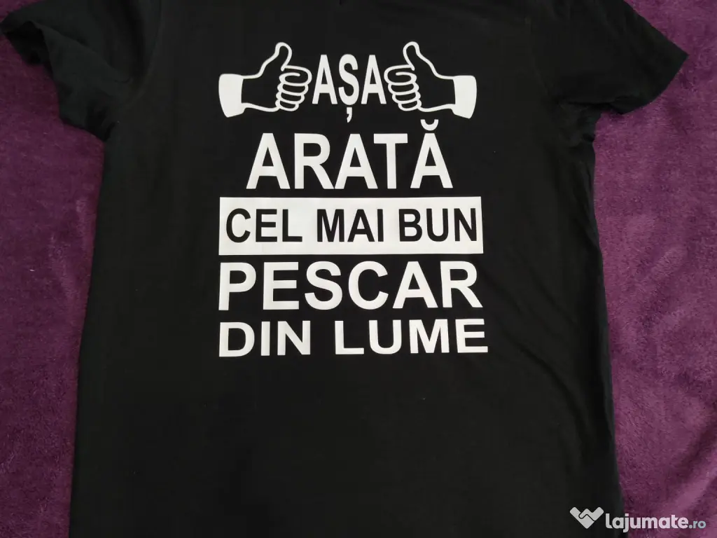 Tricouri personalizate cu poza is text 