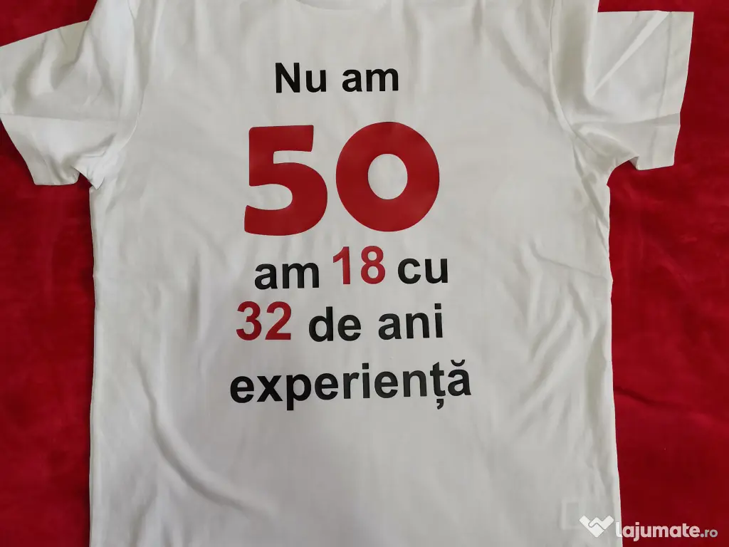 Tricouri personalizate cu poza is text 