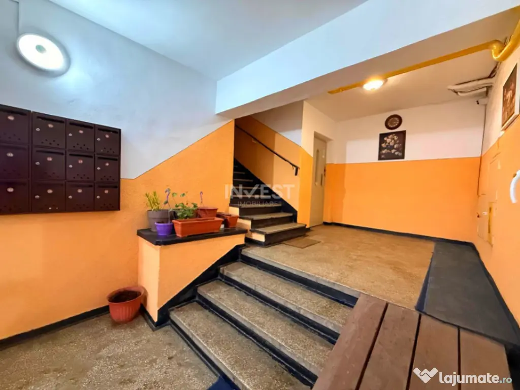 Apartament 2 camere decomandat-59mp-bloc 1986-Granit-Socola 