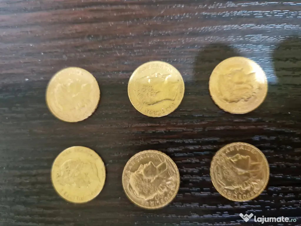 Monede aur istorice cocosei 22k 