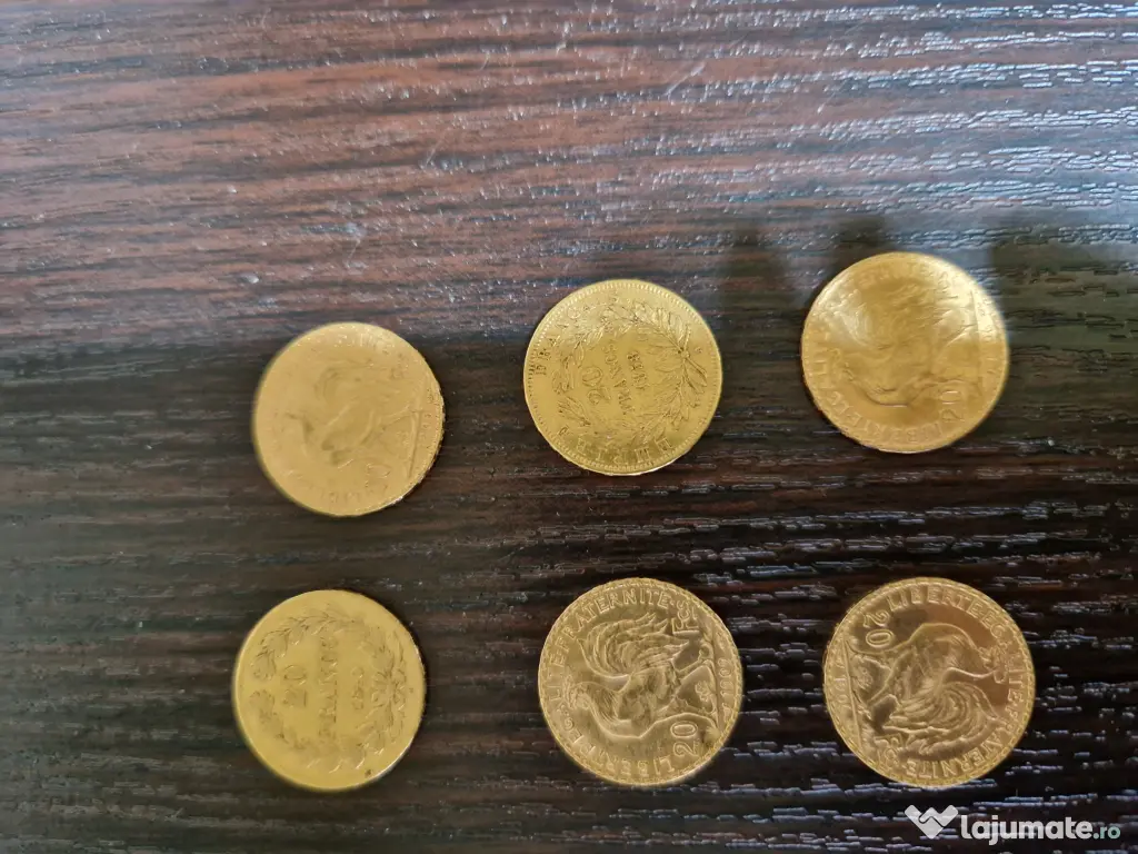 Monede aur istorice cocosei 22k 