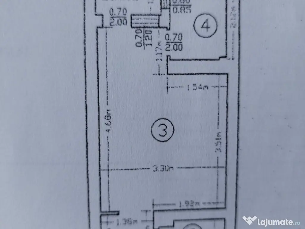 Garsoniera,etaj intermediar,Tudor Vladimirescu-Iulius Mall 