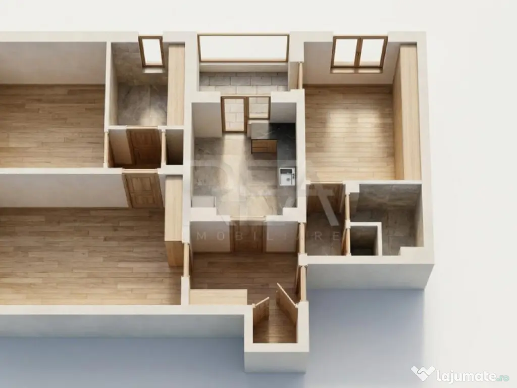 3 camere Chișinău, inst. schimb., parcare, et. 6, an 1983, 