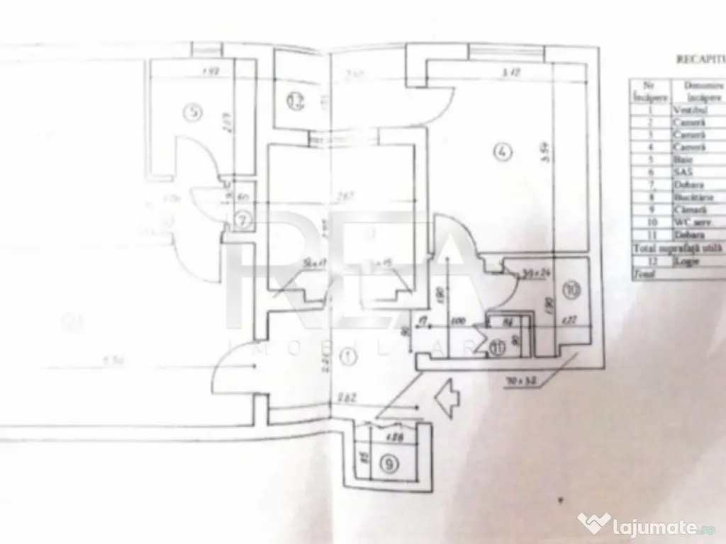 3 camere Chișinău, inst. schimb., parcare, et. 6, an 1983, 