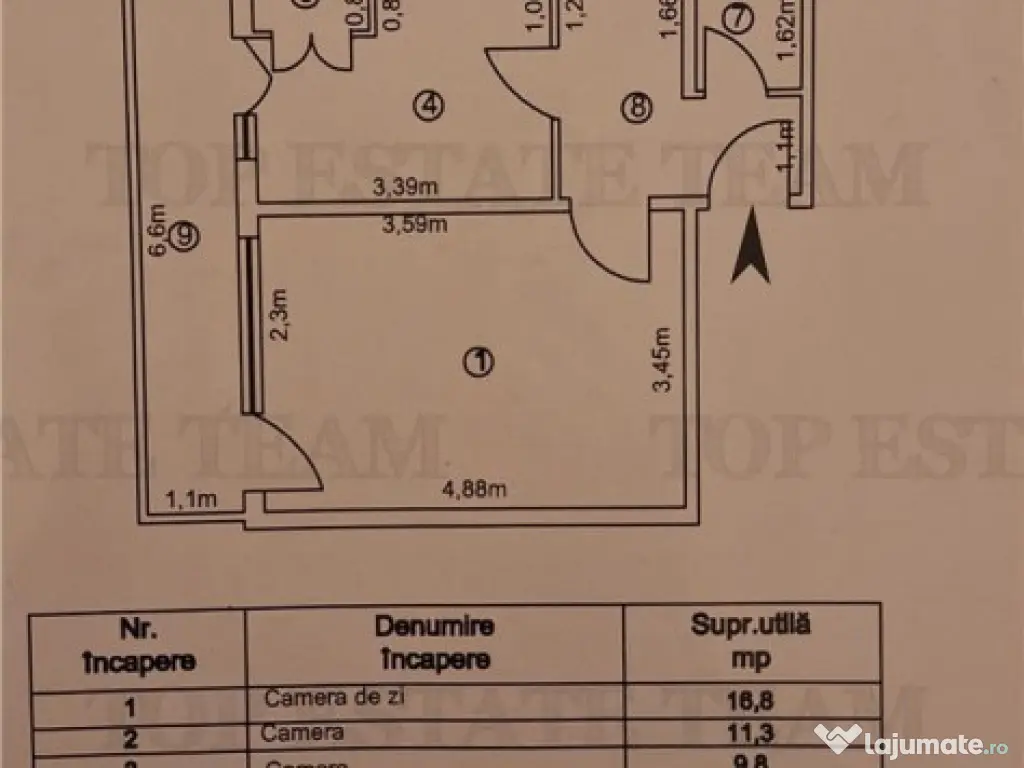 Apartament elegant - 3 cam - - Obor - Braila 