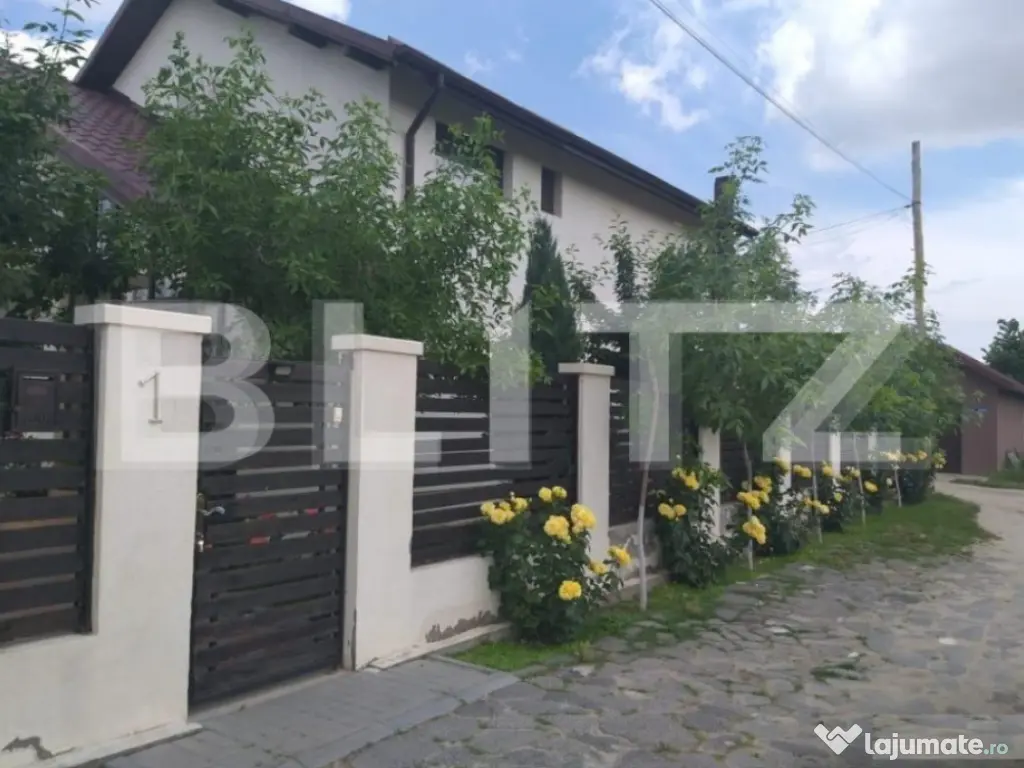Casă individuală P + M 137 mp utili, 354 mp teren, zona Da 