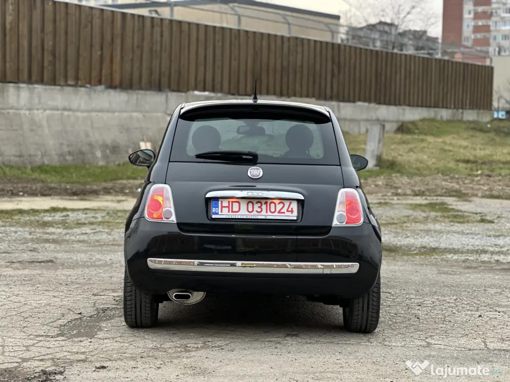 Fiat 500*km:152.125*clima*2 randuri de roti*1.3 benzina*69 cp! 